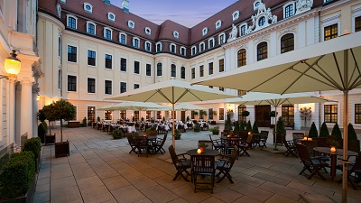 ドレスデン： タッシェンベルクパレ・ケンピンスキー　Hotel Taschenbergpalais Kempinski Dresden