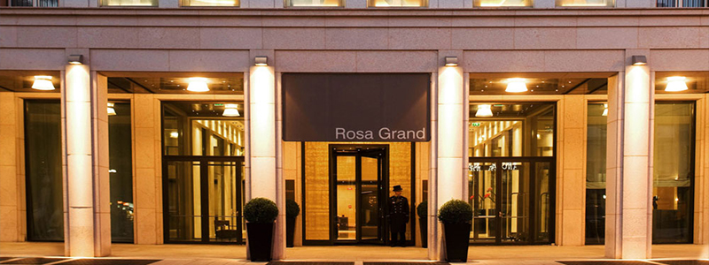 ミラノ：　スターホテル・ローザ・グランド　Starhotels Rosa Grand